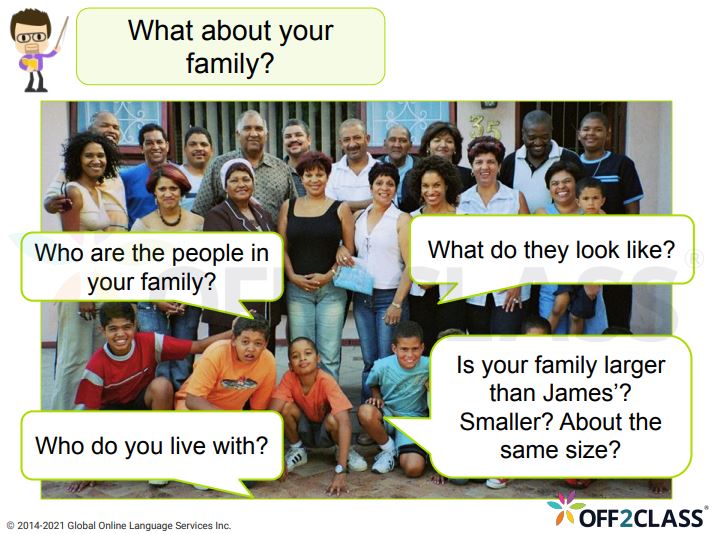 My Family - Free ESL Speaking Lesson Download 
