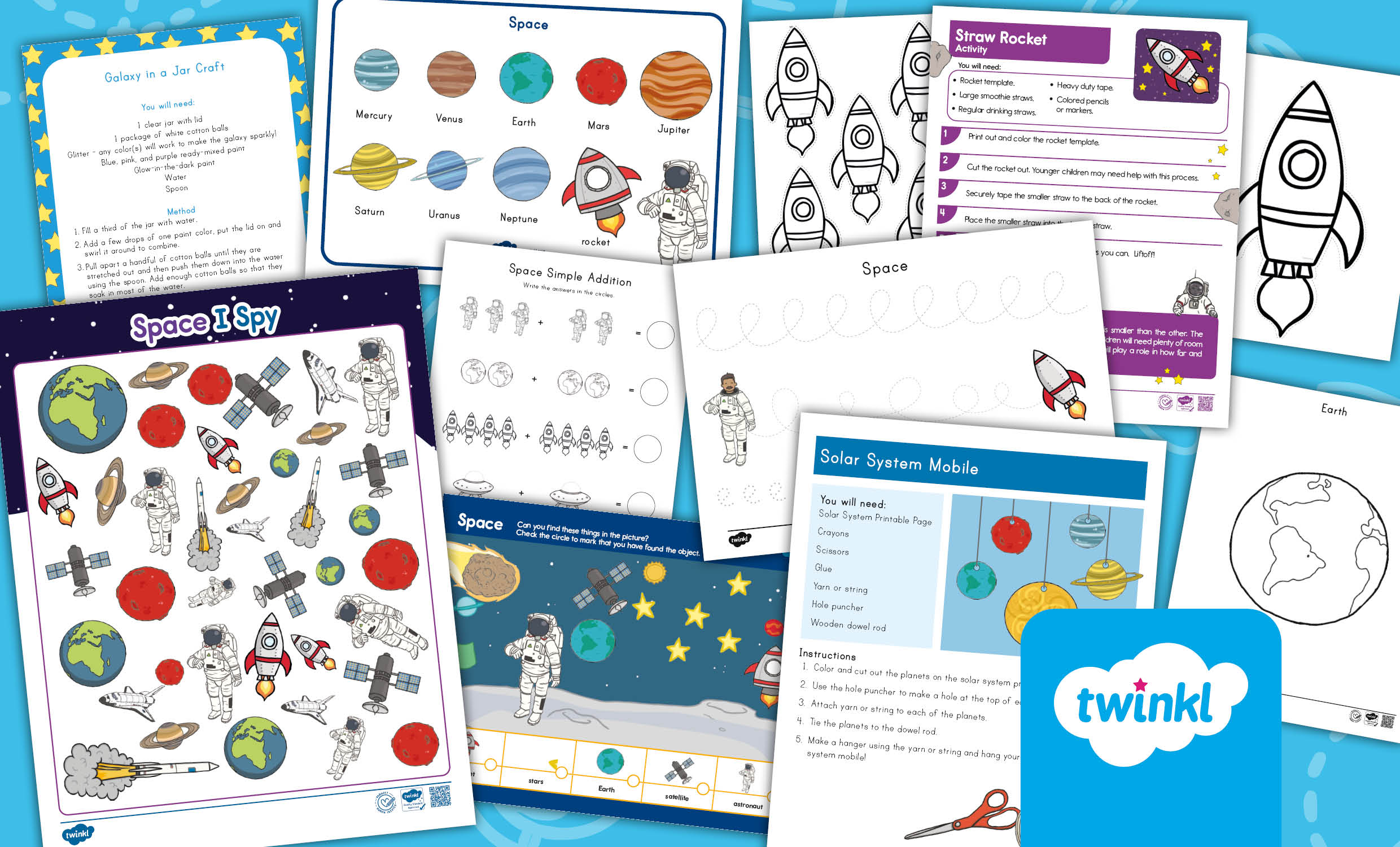 Space Activity Pack for Early Childhood