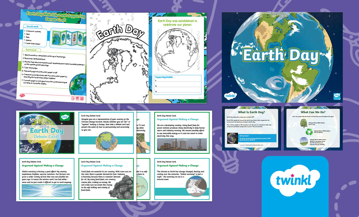 Earth Day Lesson for 3rd-5th Grade
