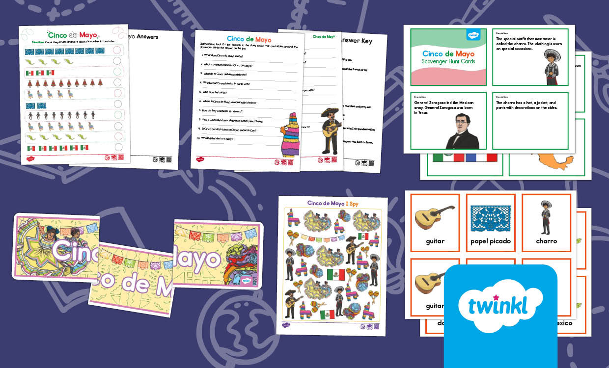 Cinco de Mayo Activities for K-2nd Grade