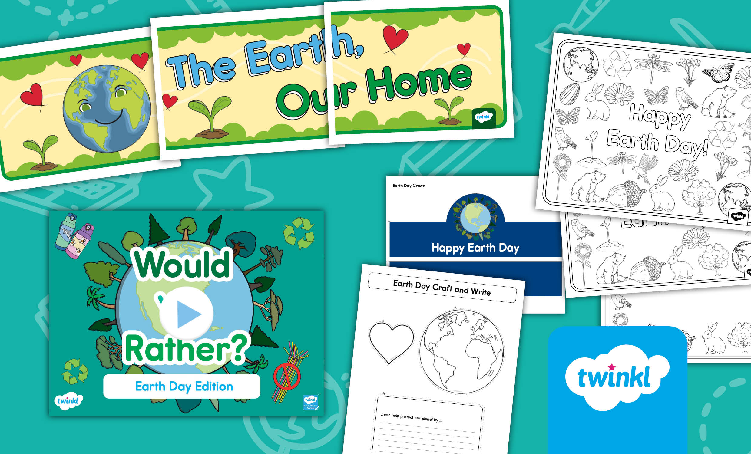 Earth Day Activity and Bulletin Board Pack