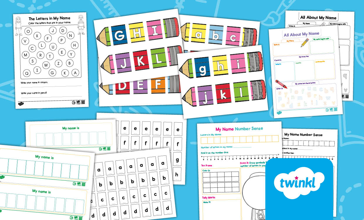 My Name Activities for PK-K