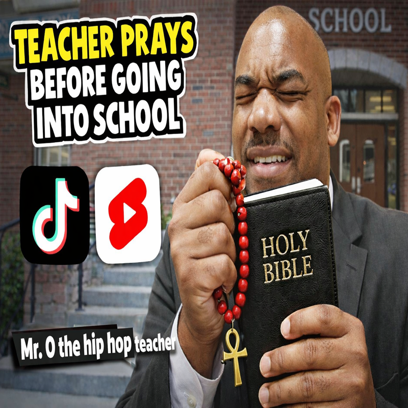 Teacher Prays Before Entering School 😂📖 | Mr. O the Hip Hop Teacher