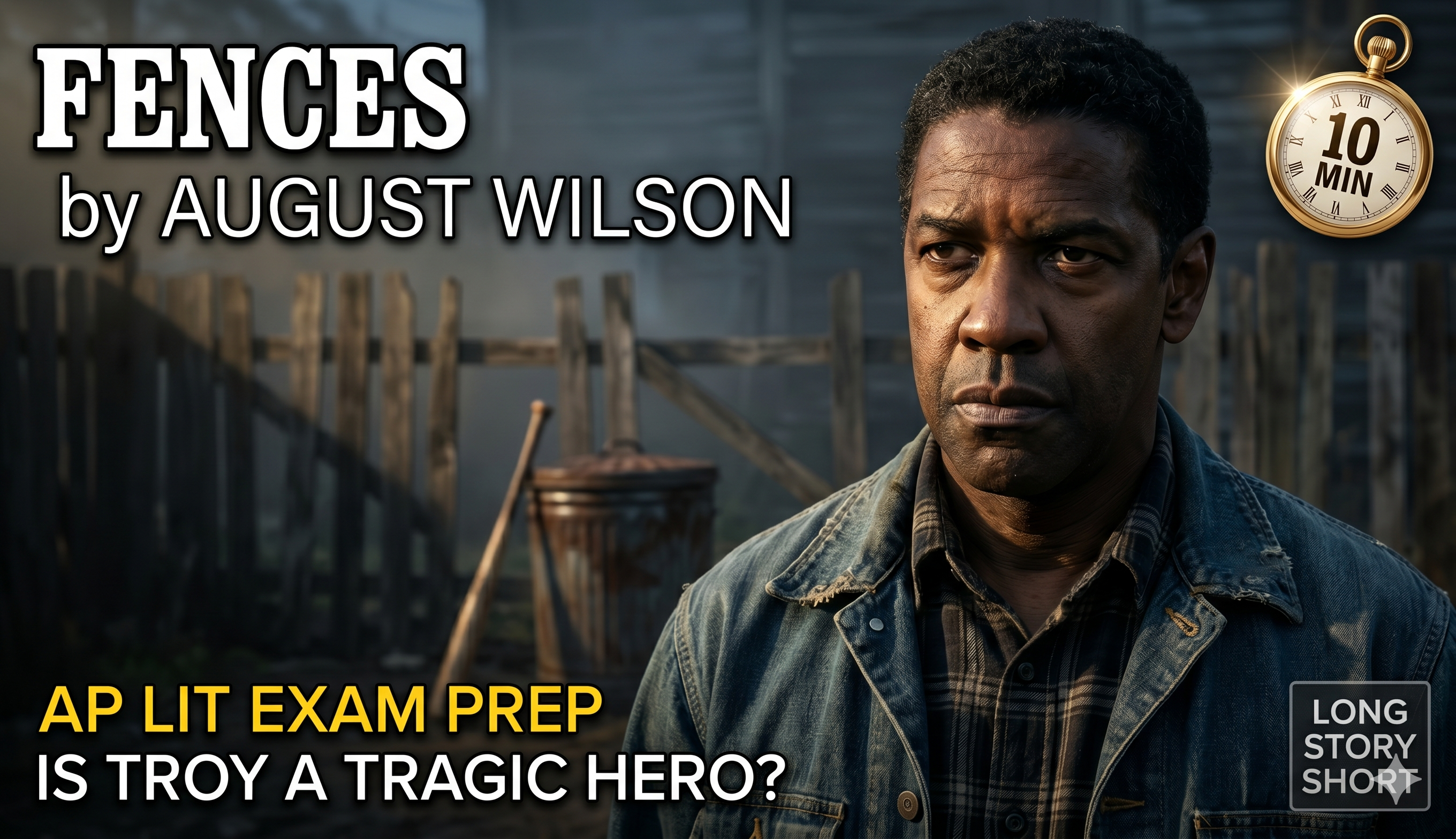 Fences by August Wilson | Video Lesson, Worksheet