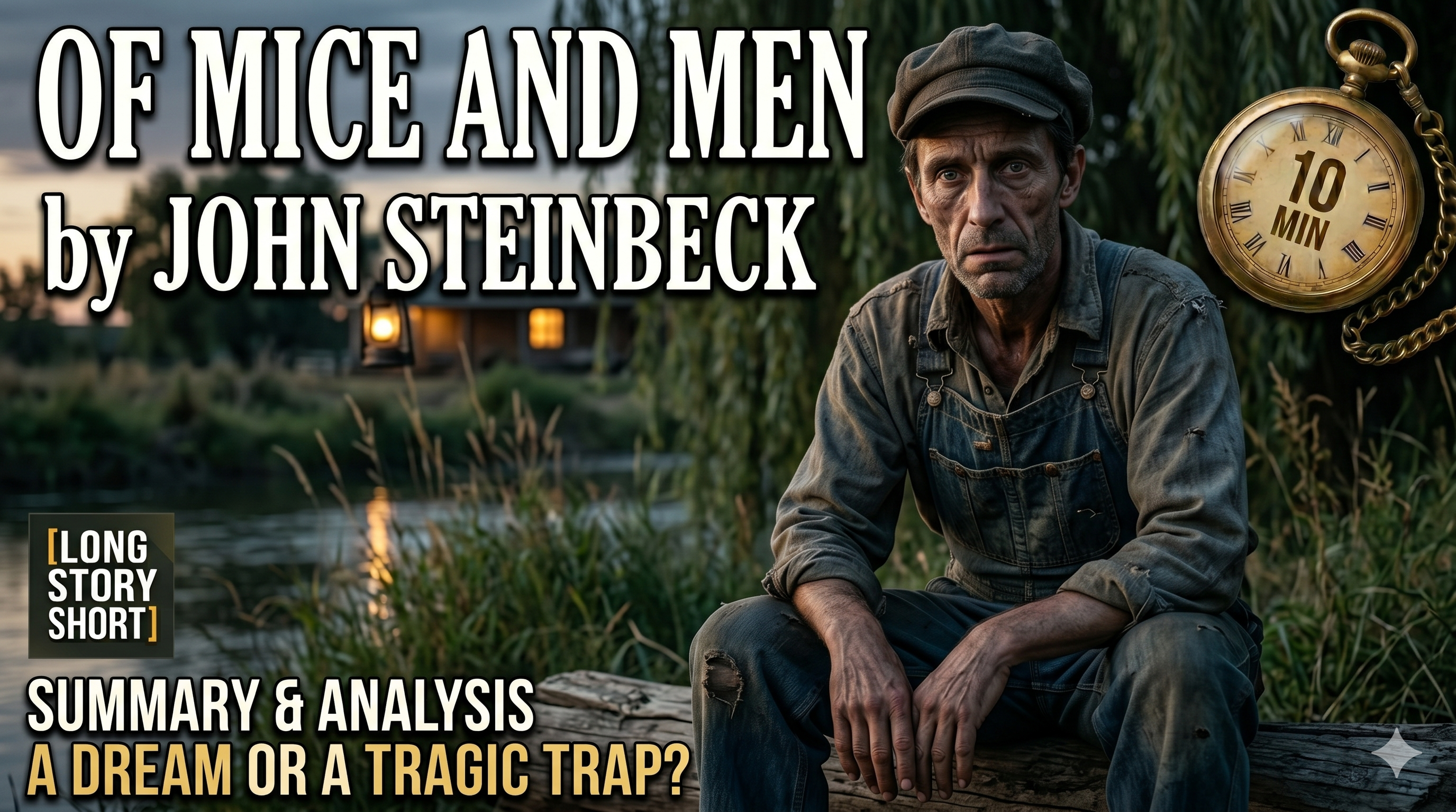 Of Mice and Men by John Steinbeck | 10-Minute Video Lesson & Worksheet | AP Literature