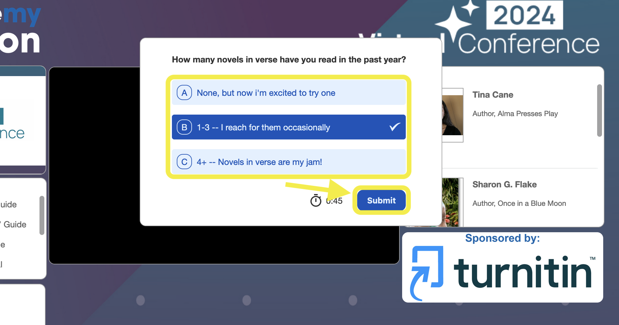 pop up poll