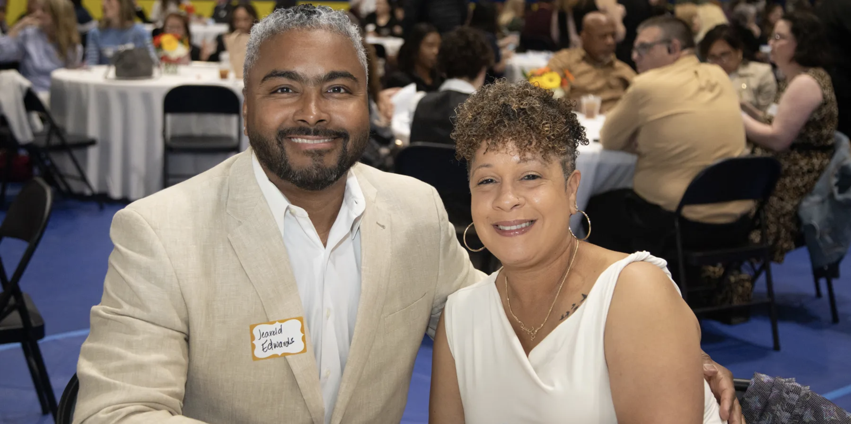 Edwards with her husband of 33 years, retired Tulsa Fire Department District 4 Chief Jeareld Edwards.