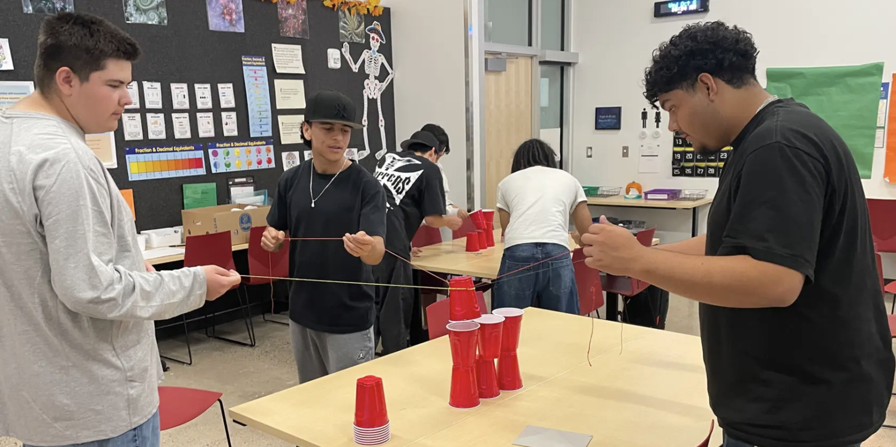 CTE students complete a project