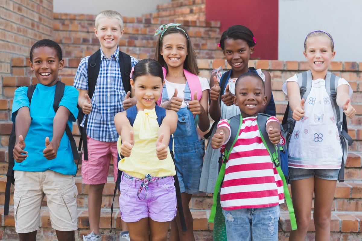 Children prepared for the first week of back to school!