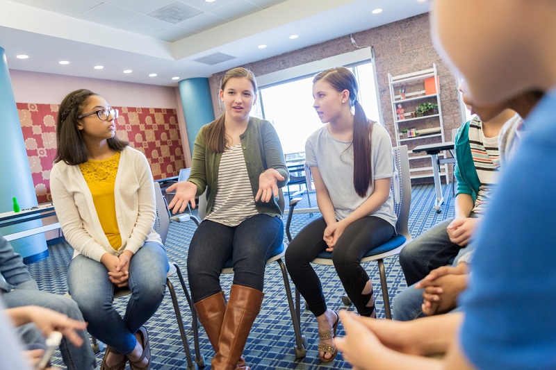 Students in implicit bias training