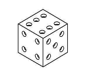 Machining project 1.5 inch square aluminum Dice
